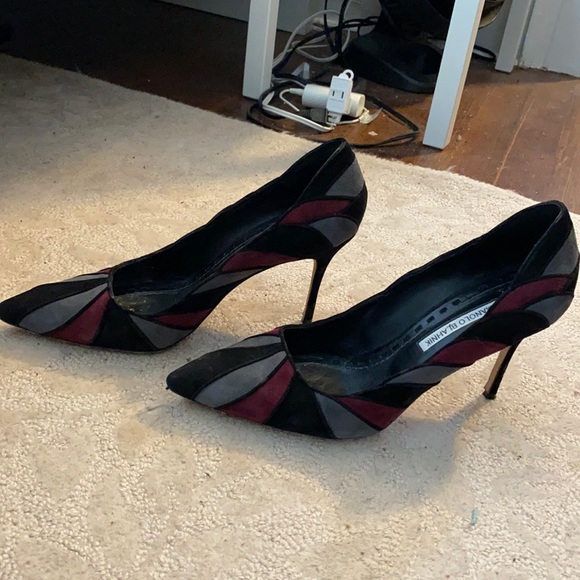 Manolo suede pumps - Picture 1 of 6